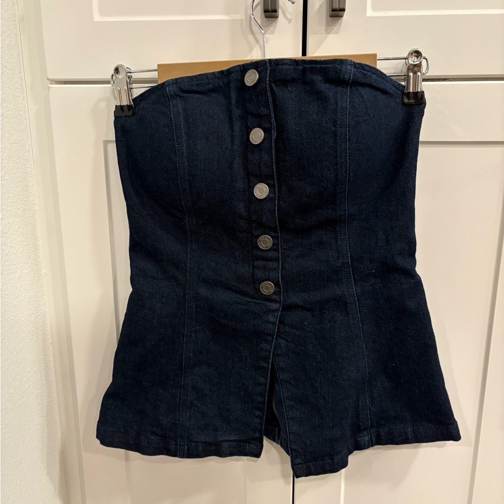 AFRM Midnight Blue Denim Top